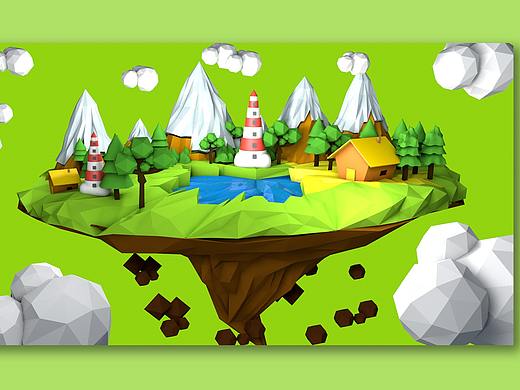 低面風(fēng)格（個(gè)人主頁-ZMjg3MDAyMDg=） - 其他三維 - 站酷設(shè)計(jì)師張祥森原創(chuàng)素材 - 站酷ZCOOL