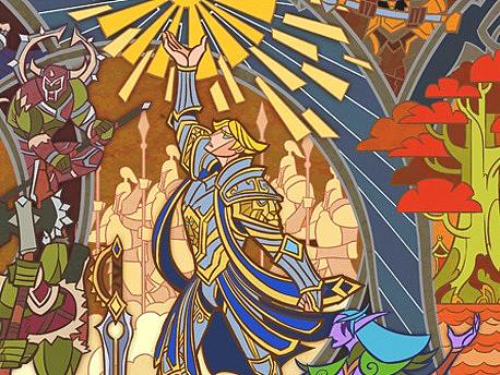 《时光之沙漏》魔兽世界官方同人本章节扉页图
