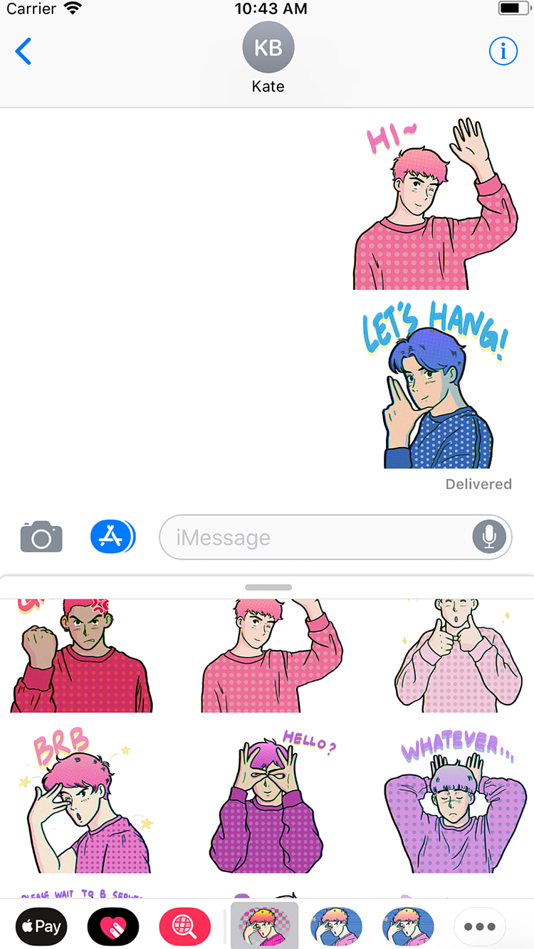 AKR Boyz 短信聊天贴纸