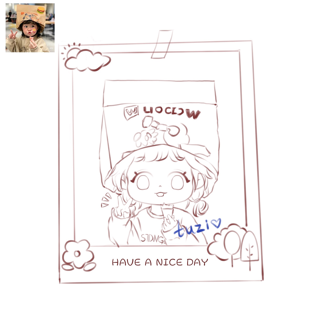 q版头像，手绘插画（图ZMzc1NzMyNjEy） - 艺术插画 - 站酷设计师画插画的兔子原创素材 - 站酷ZCOOL