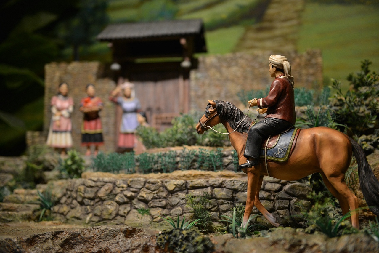 56个民族婚俗微雕2