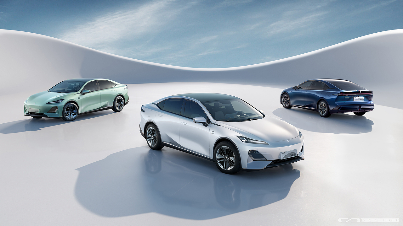 长安深蓝SL03官方渲染图