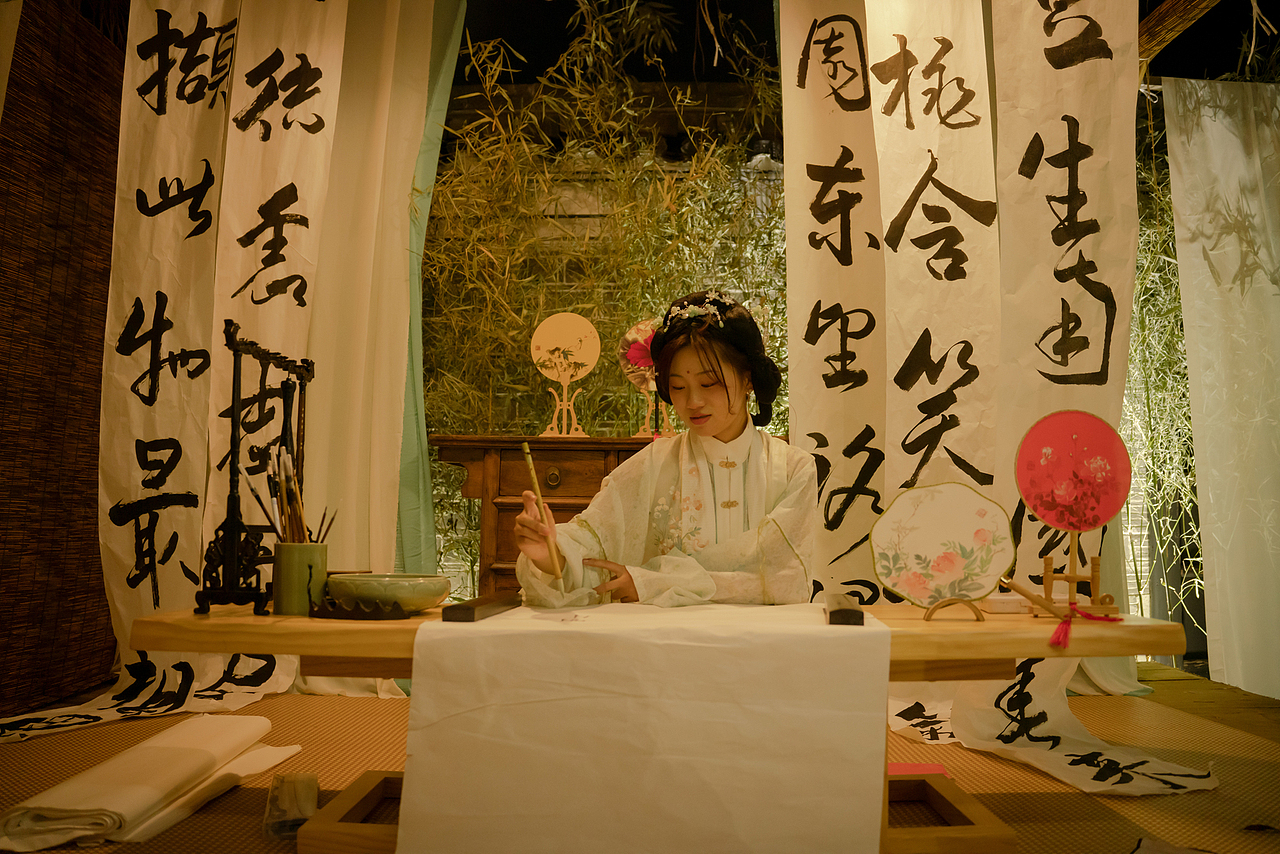 四人小队古风人像拍摄