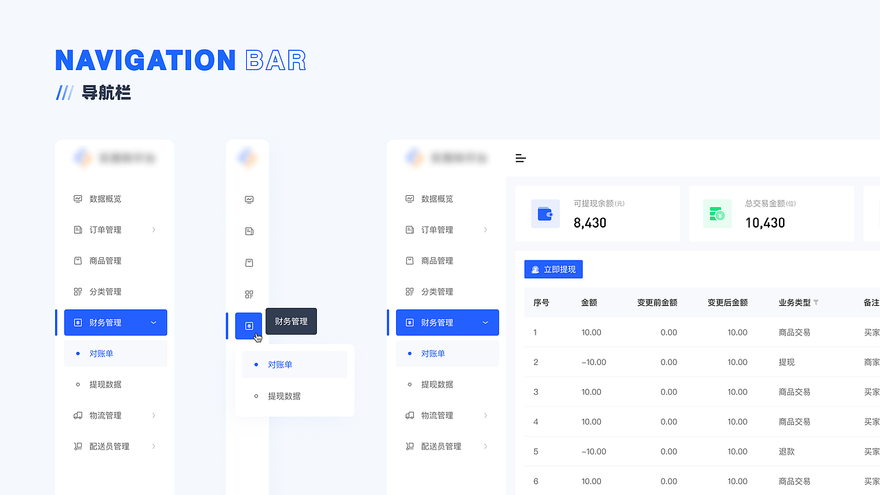 B端项目｜PC端+移动端+配送端（图ZMzAxMDg4MTY4） - APP界面 - 站酷设计师五里里的猫原创素材 - 站酷ZCOOL