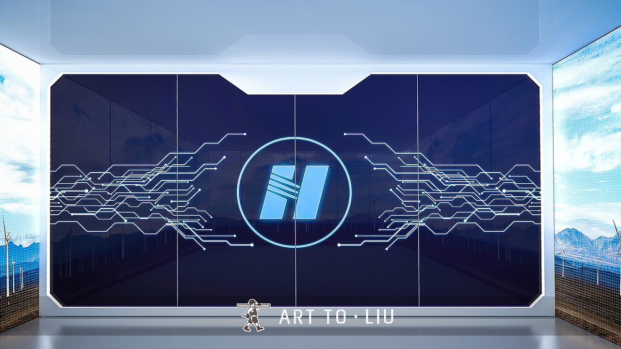 华能电力,电力展厅,华能发电厂 电费不要钱系列