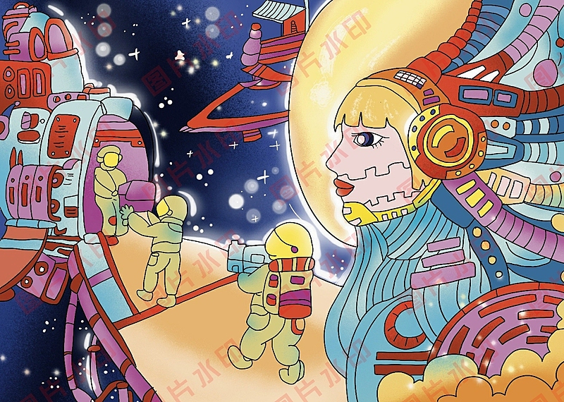 学生电脑绘画绘图作品信息素养活动作品制作设计2411