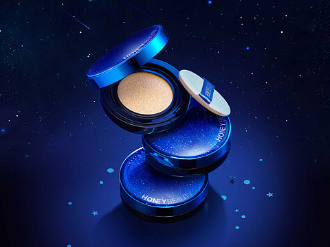 透蜜｜星空氣墊KV場(chǎng)景（個(gè)人主頁-ZNjU3MTEyNDA=） - 產(chǎn)品攝影 - 站酷設(shè)計(jì)師攝影師希子久原創(chuàng)素材 - 站酷ZCOOL