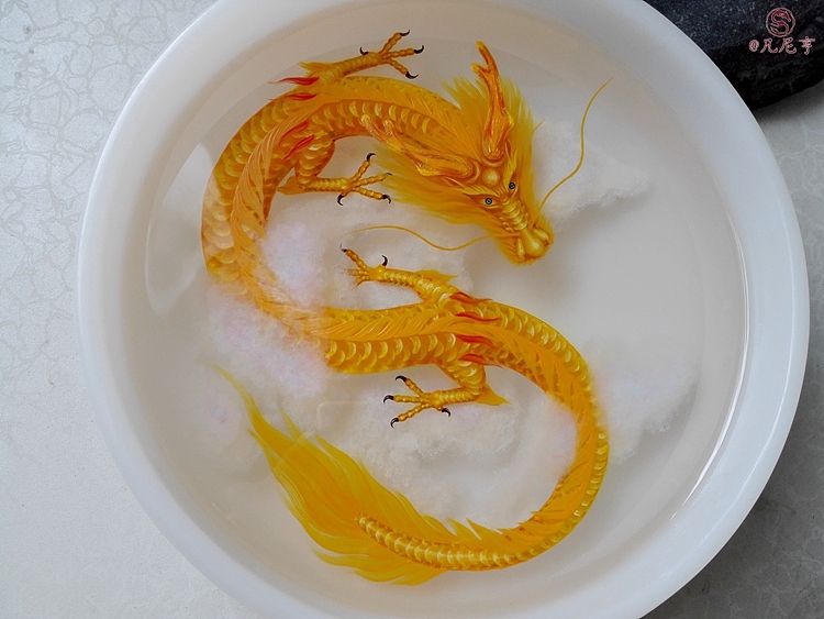 凡尼亨 3D树脂画金龙