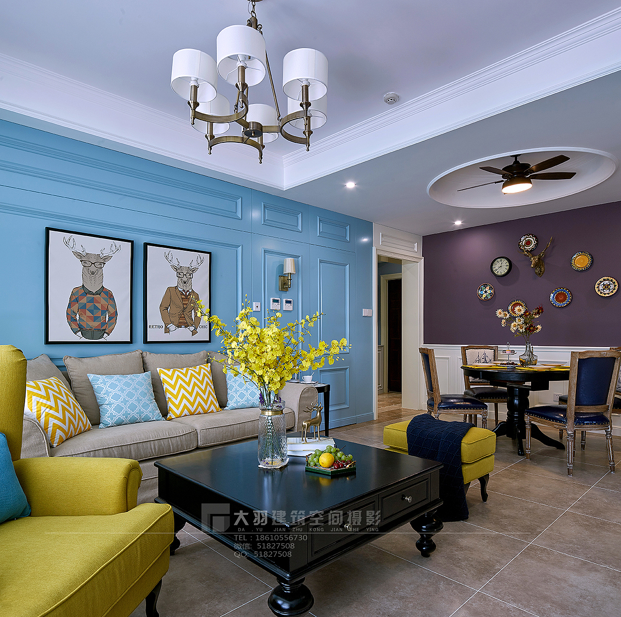 天津美式家居设计实景拍摄（图ZMTk5NjM3Mjky） - 环境/建筑摄影 - 站酷设计师北京大羽空间摄影原创素材 - 站酷ZCOOL