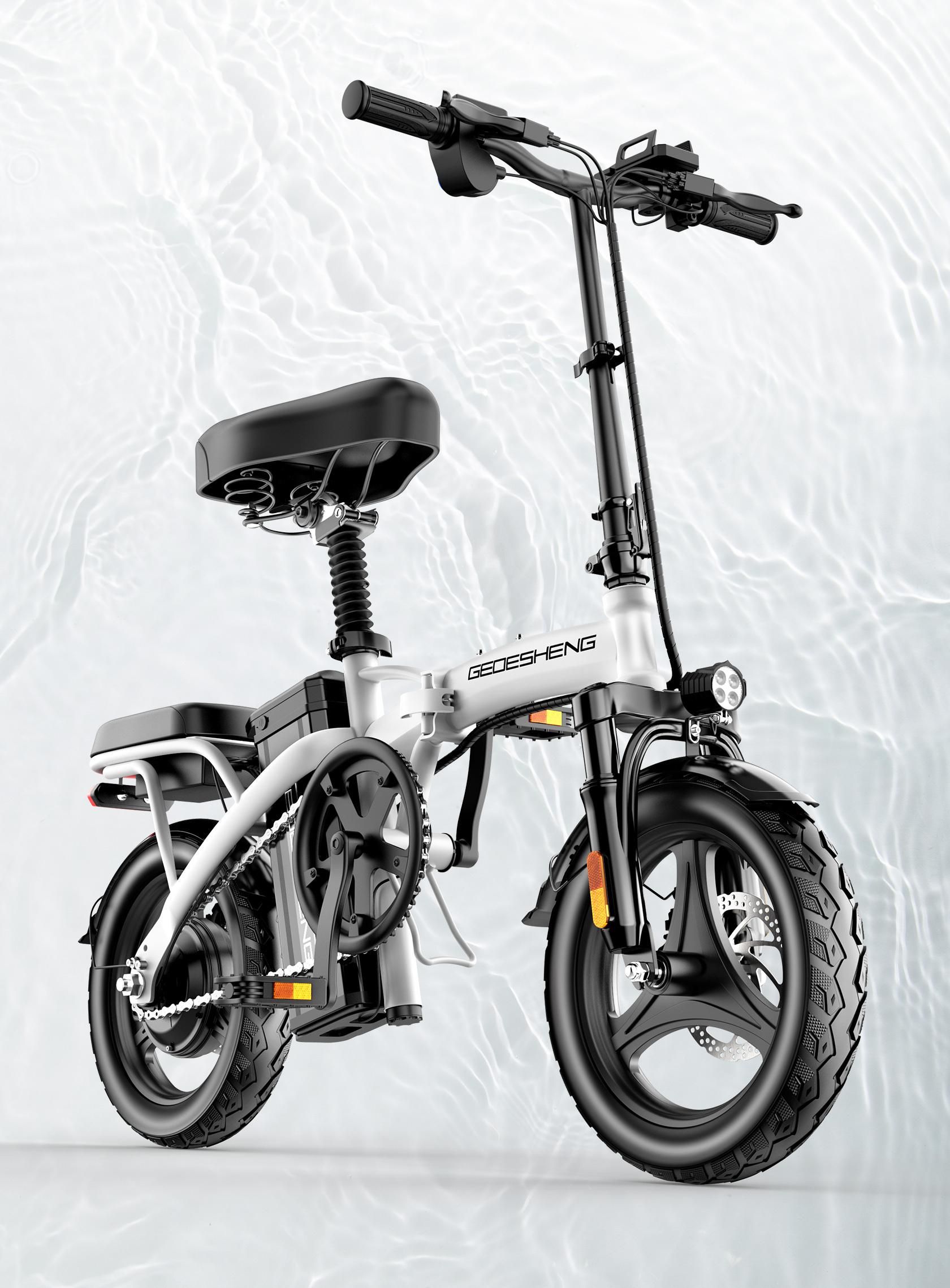 哈罗车服 脚踏助力电动车 建模 渲染 精修