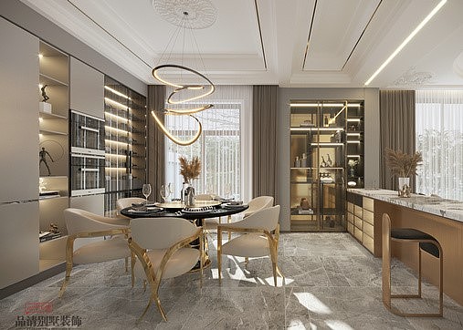 常州别墅装饰|500㎡法式轻奢--轻奢有度 浪漫刚好