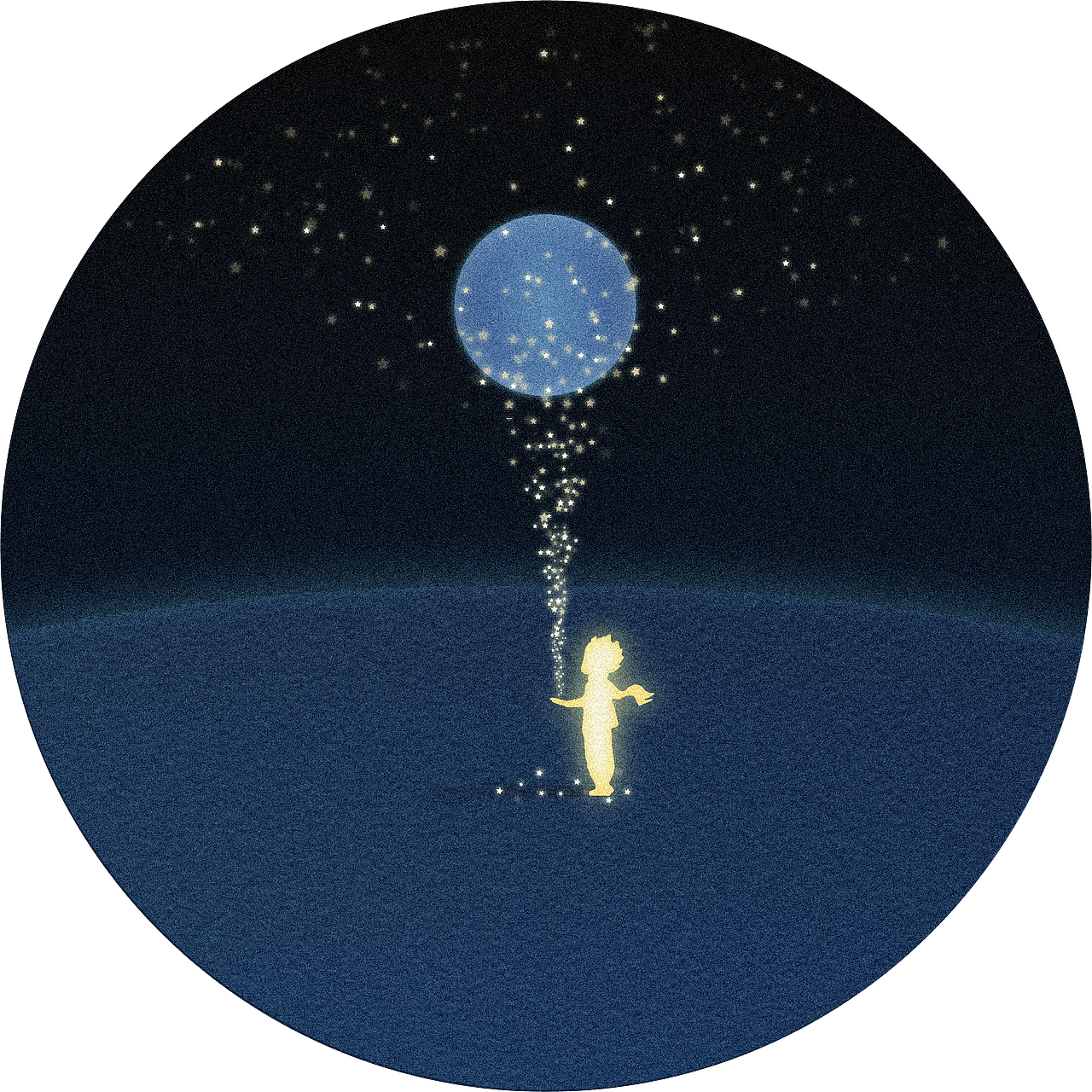 小王子星空系列 插画初体验