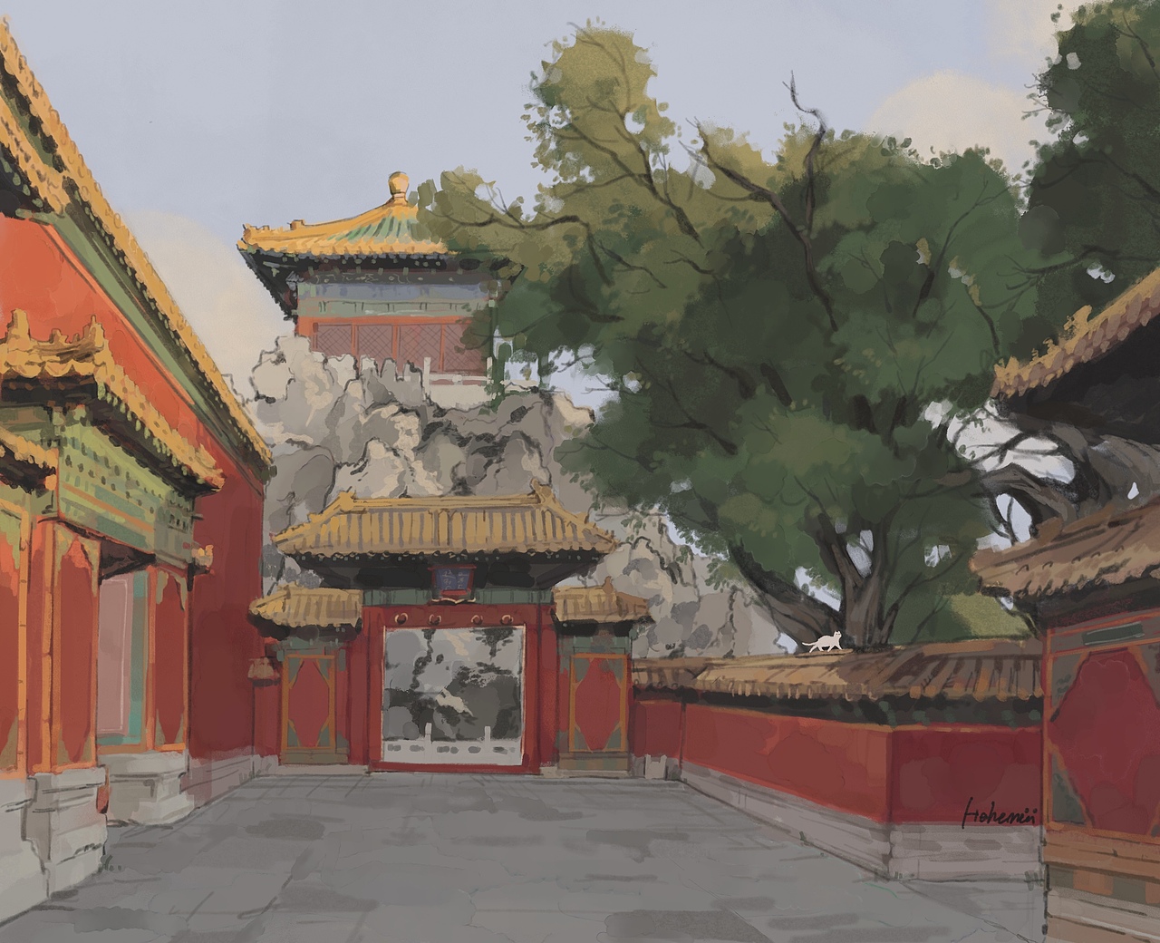 宫（图ZMjg4NTEyMTY4） - 创作习作 - 站酷设计师Hehemeii原创素材 - 站酷ZCOOL