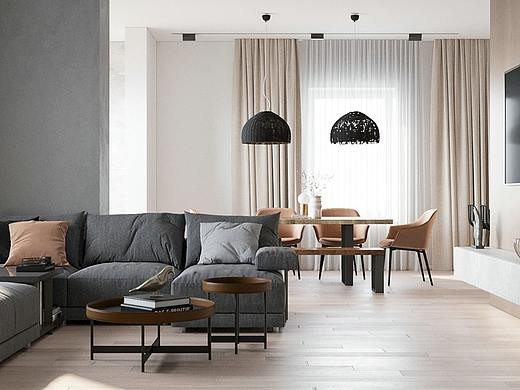 简约舒适现代三居