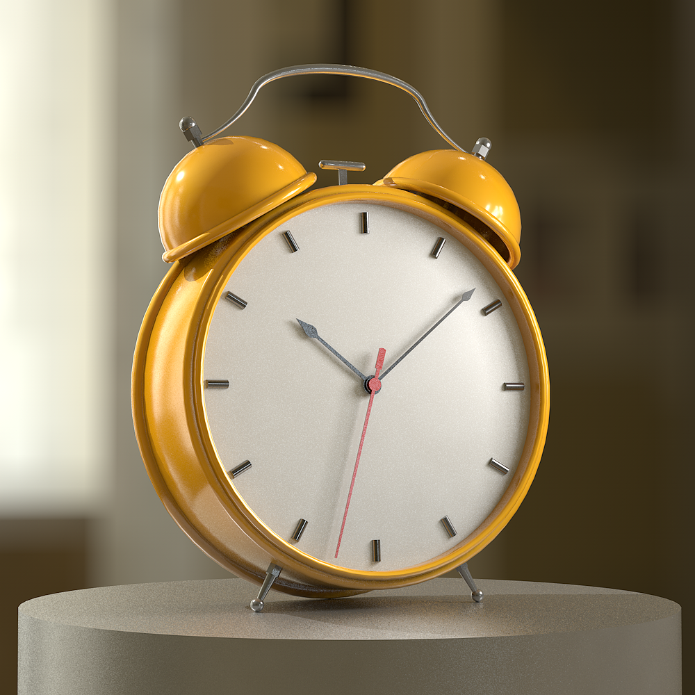 【c4d】宜家闹钟