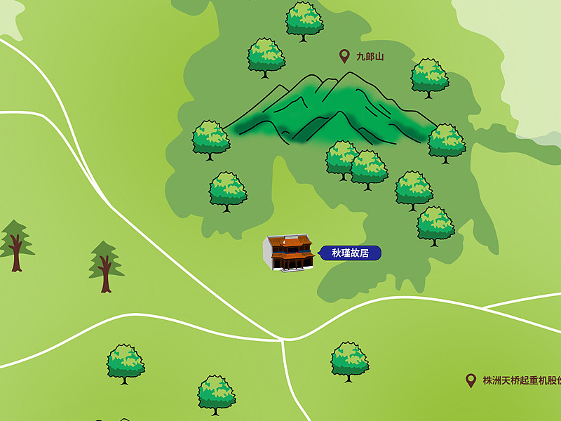 株洲市消费场所及旅游景点及知名企业地图（图ZMjgwMDA3Nzk2） - 商业插画 - 站酷设计师一直膨胀的河豚原创素材 - 站酷ZCOOL