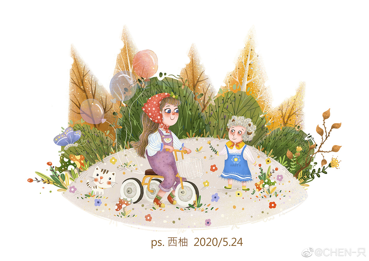 儿童插画（图ZMjEwNjUyNTAw） - 儿童插画 - 站酷设计师CHEN小只原创素材 - 站酷ZCOOL