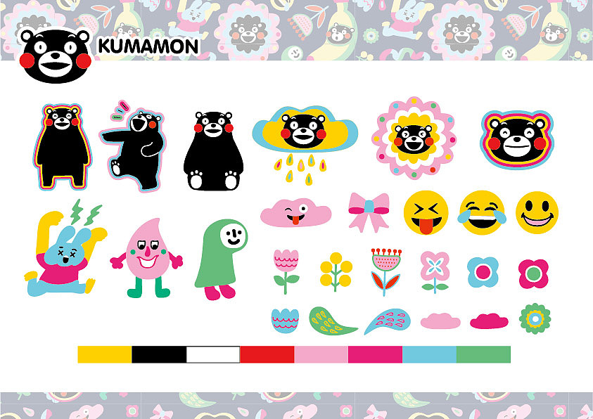 熊本熊KUMAMON-IP图案延展设计合集（图ZMTY5OTUzODY0） - 商业插画 - 站酷设计师米昂minameno原创素材 - 站酷ZCOOL