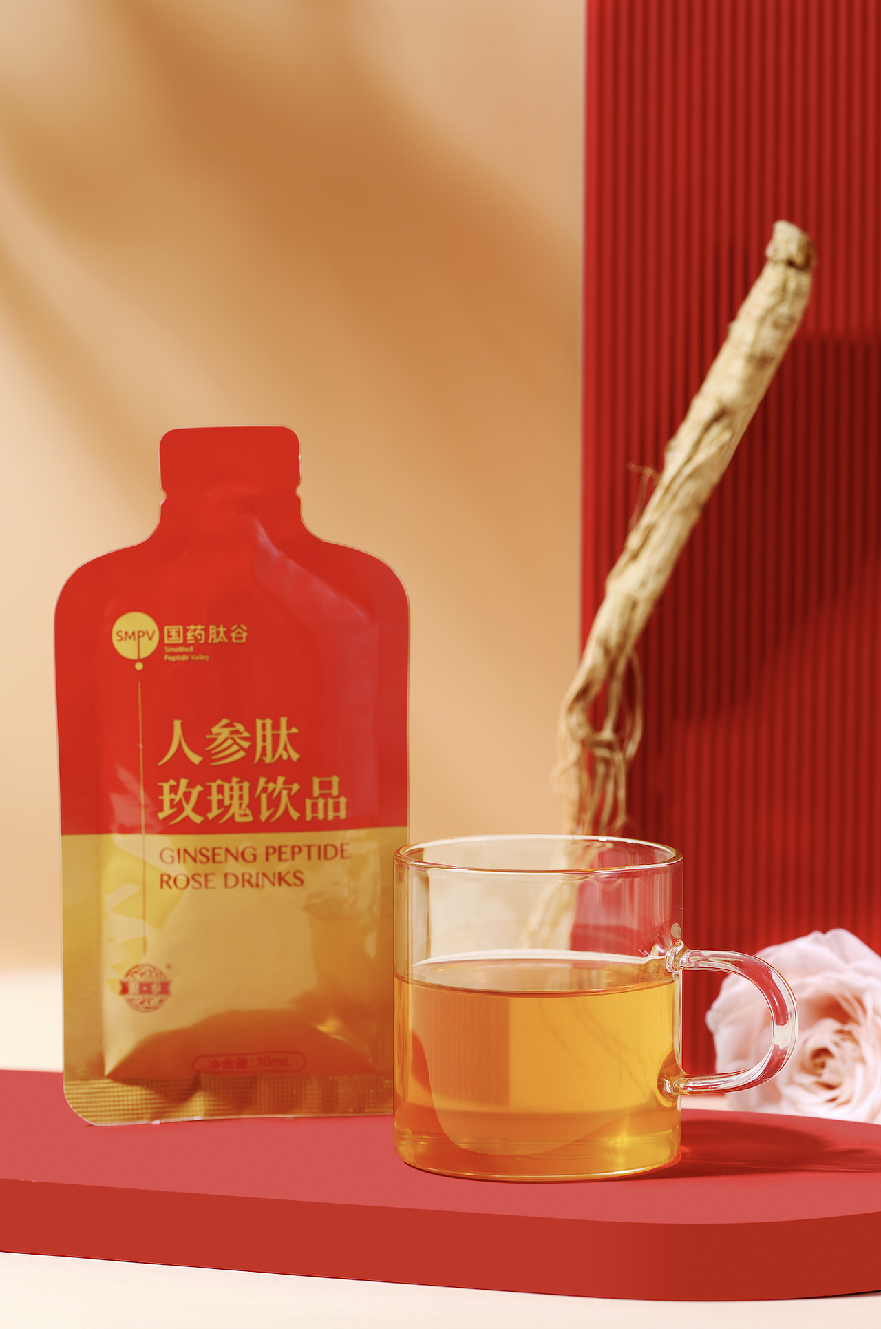 人参肽玫瑰饮品包装（图ZMjgwMDAzNzM2） - 包装 - 站酷设计师皇上上上上原创素材 - 站酷ZCOOL