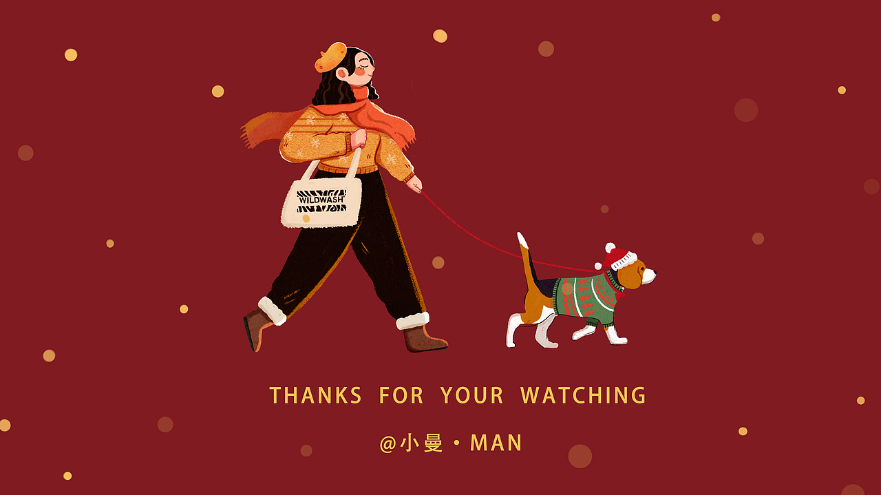 英国WILDWASH圣诞主题插画