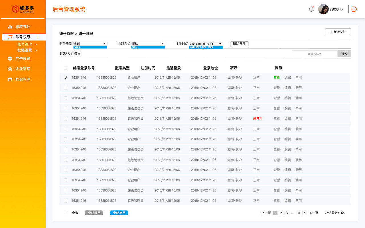 钱多多后台管理（图ZMTY1MzA3Njc2） - 企业官网 - 站酷设计师倾城羽萱原创素材 - 站酷ZCOOL