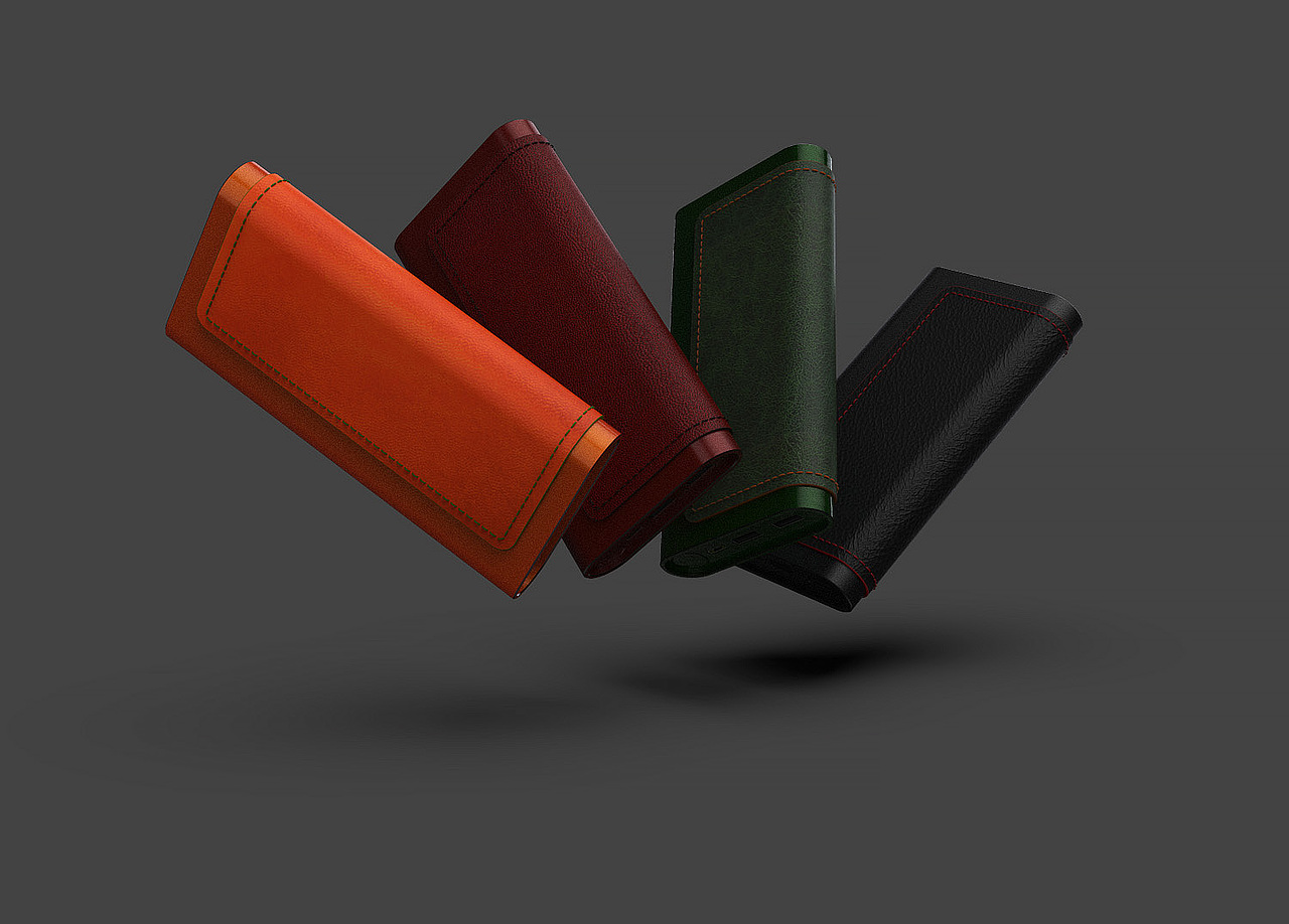 皮革与金属碰撞 | 充电宝