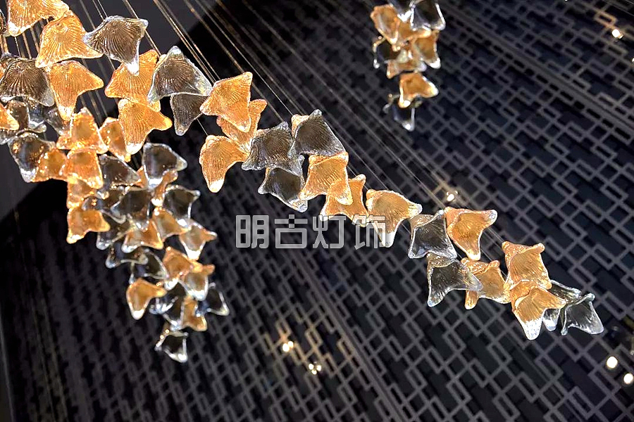 手工玻璃艺术吊灯 明古定制