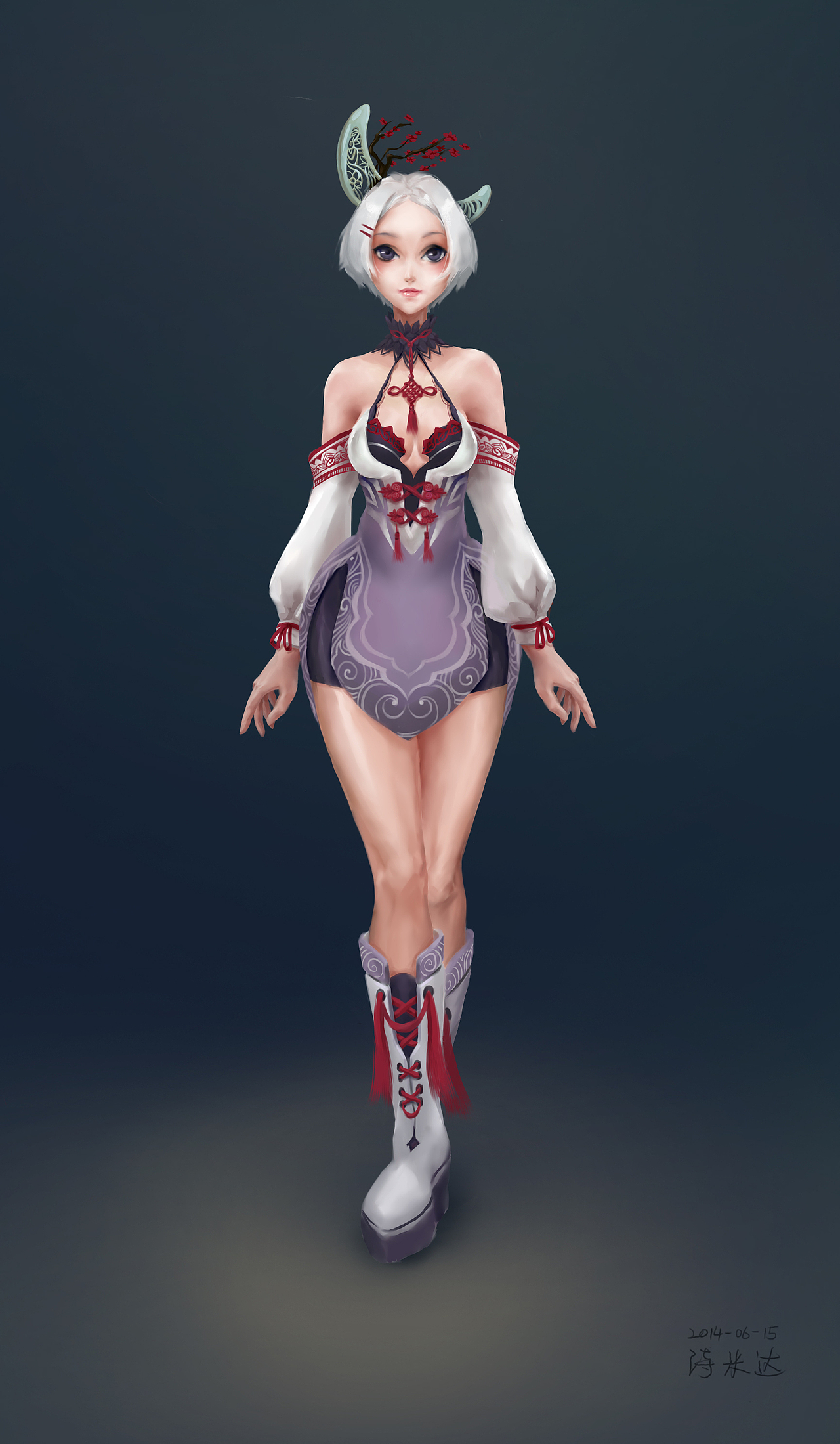 小练习 梅花|插画|创作习作|诗米达_原创作品-站酷zcool