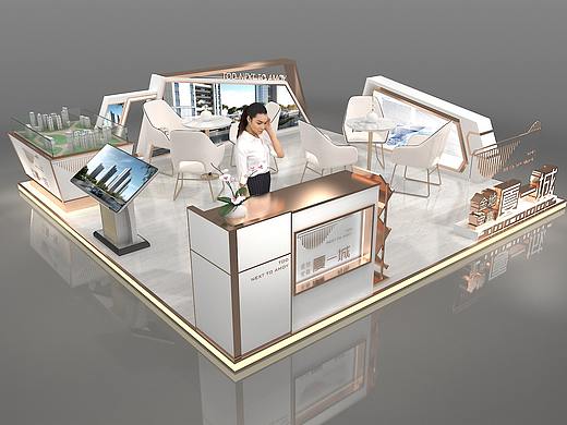 金地宝嘉·厦一城地产展位展览展示设计