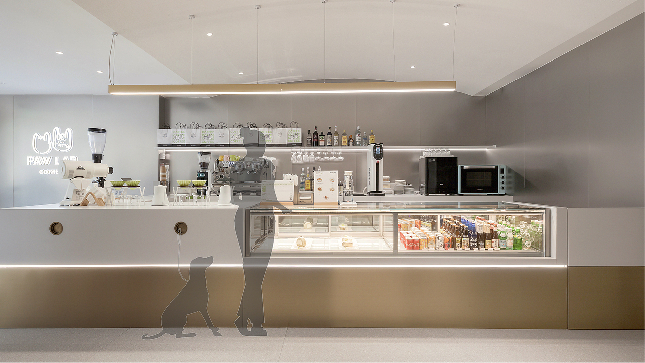厦门宠物友好咖啡店PAW LAB COFFEE 空间设计 by 稍喜(图ZMjg2MjgzMTA0) - 商业空间设计 - 站酷设计师稍喜原创素材 - 站酷ZCOOL