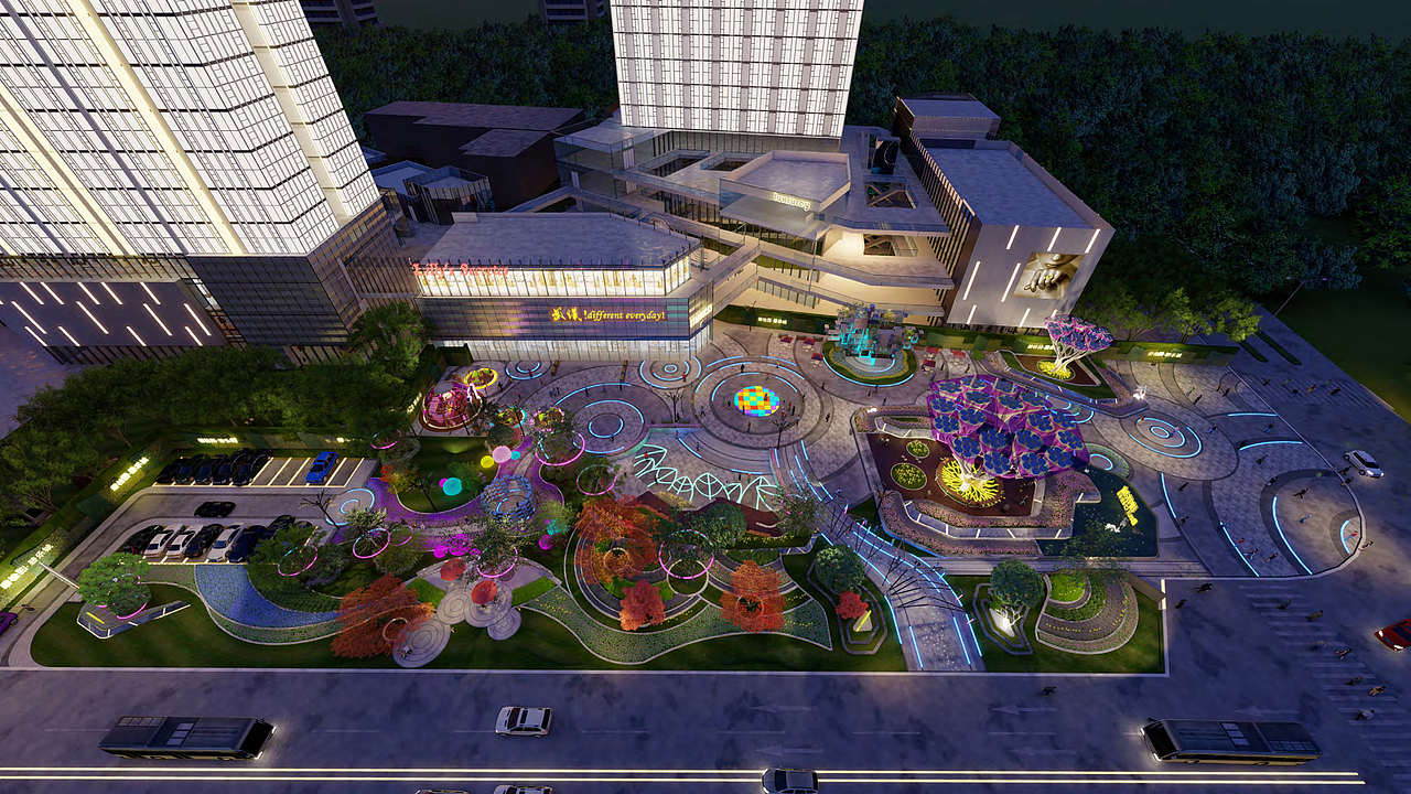 生命萌芽(碧乐城商业展示区景观设计)