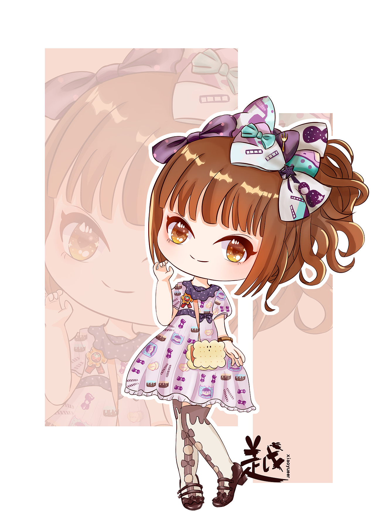 【谢安然】q版立绘