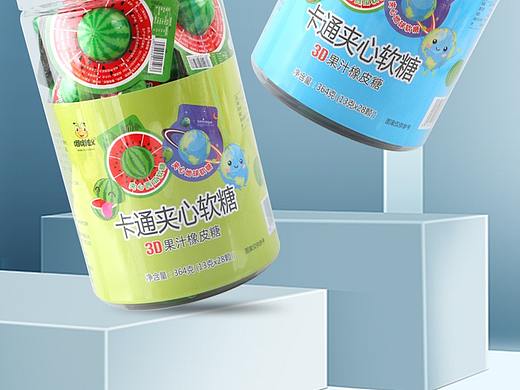 网红夹心眼球造型软糖