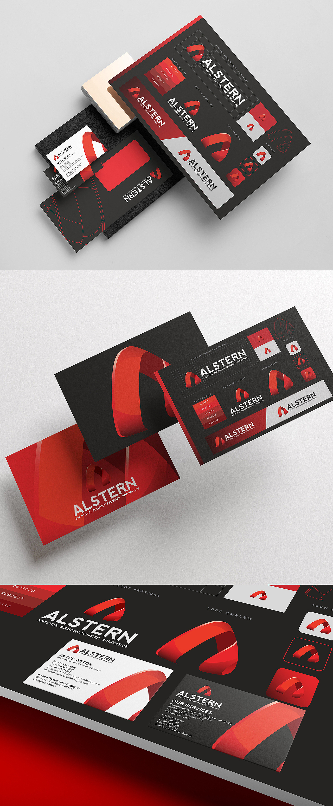 Alstern Technologies Singapore - Branding design(图ZMjA3ODI5Njg0) - 品牌 - 站酷设计师rayzong原创素材 - 站酷ZCOOL