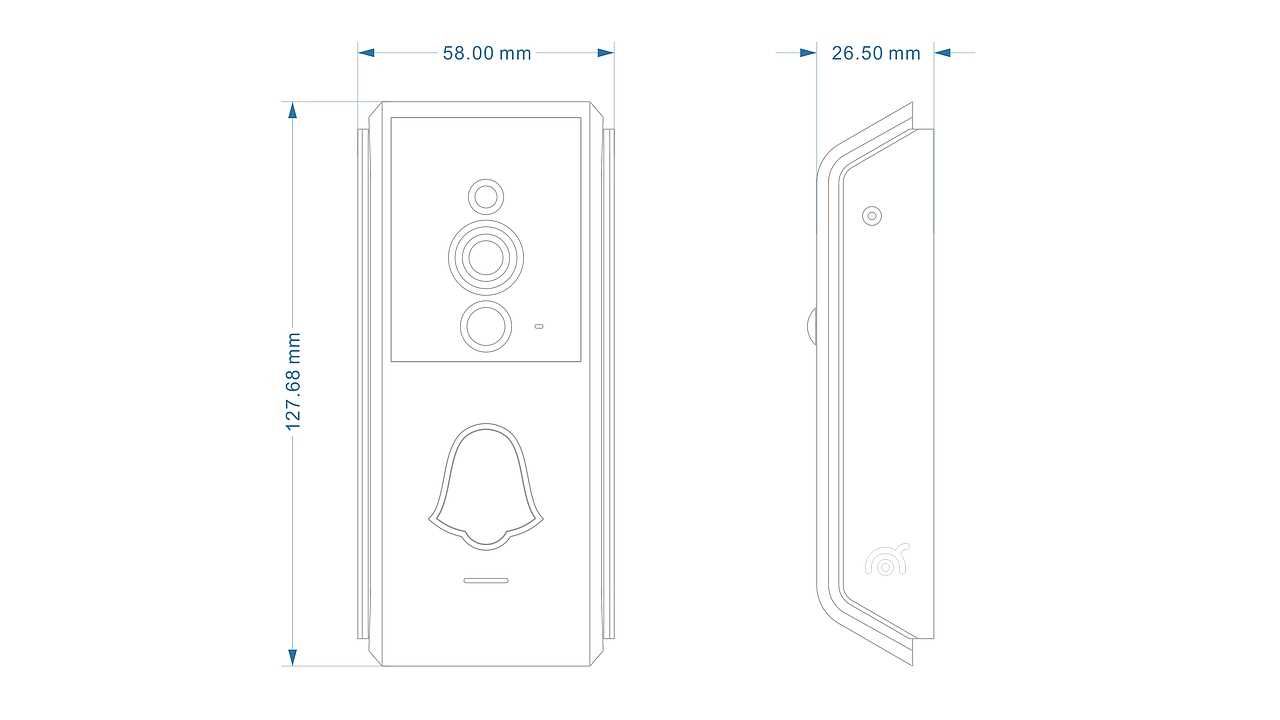 智能门铃-一体式（图ZNTIzMzMwNDg=） - 人机交互 - 站酷设计师hzldjy原创素材 - 站酷ZCOOL