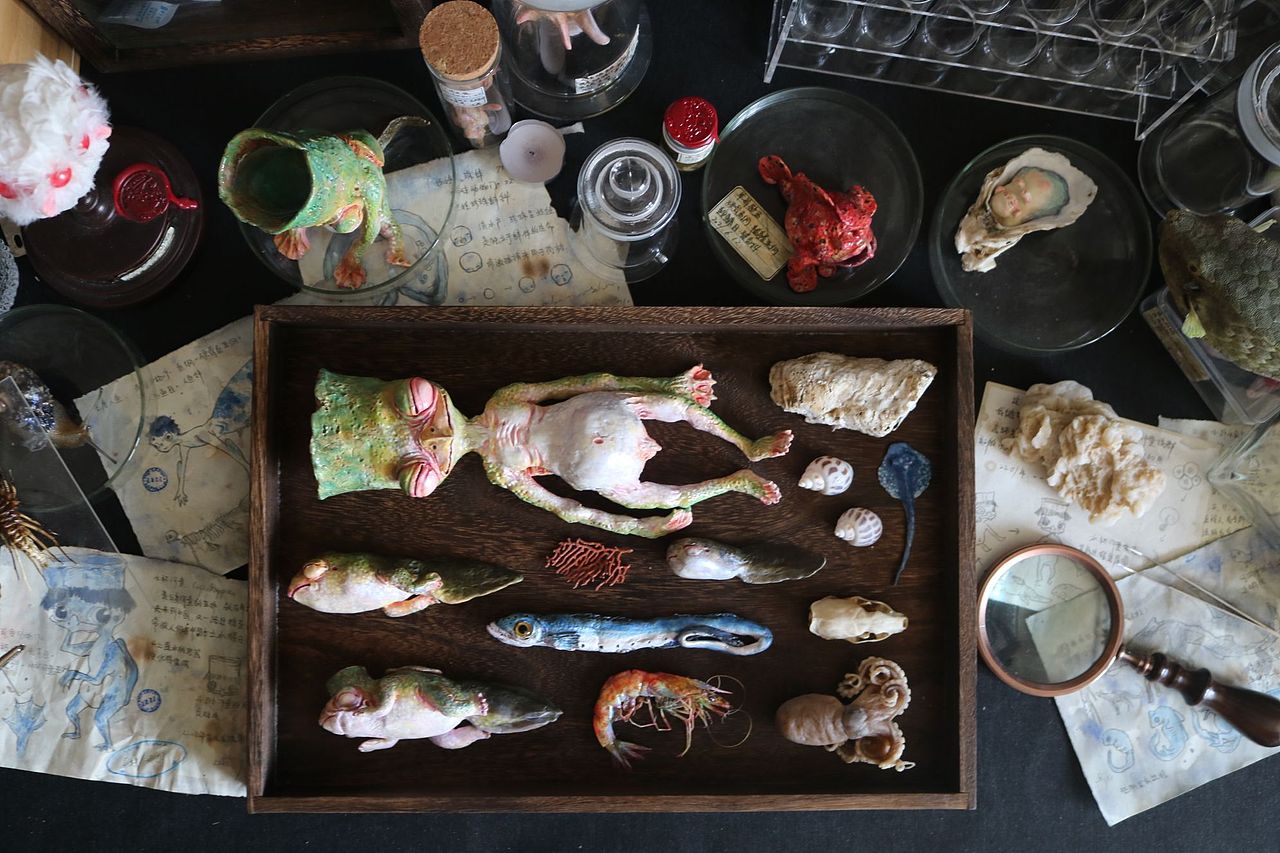 【水杯河童研究所】系列（图ZMzIyNDU2MzA4） - 绘画 - 站酷设计师懿晏原创素材 - 站酷ZCOOL