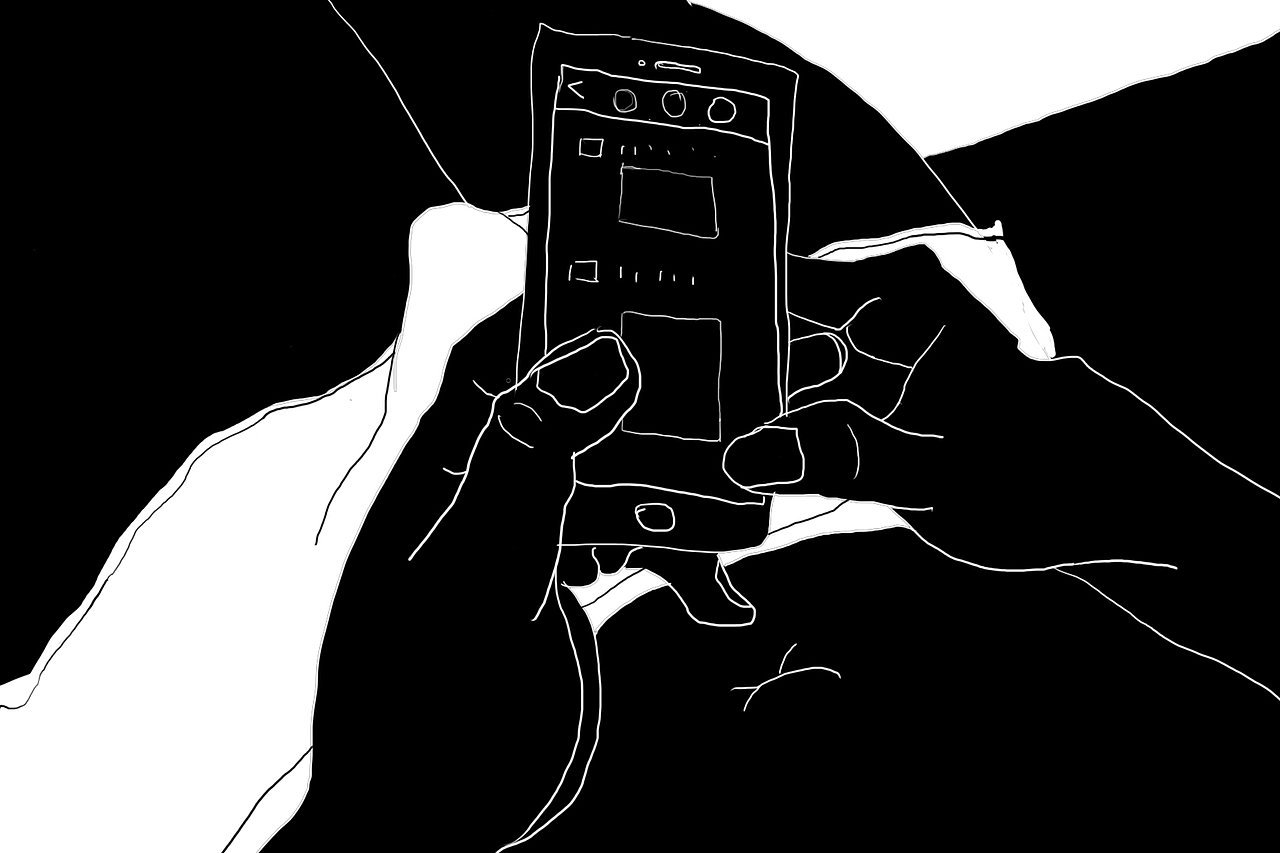 和自己对话（图ZMzIyODU4NjE2） - 艺术插画 - 站酷设计师周磊DGSP原创素材 - 站酷ZCOOL