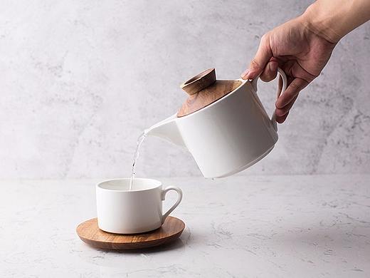 北欧风陶瓷茶壶