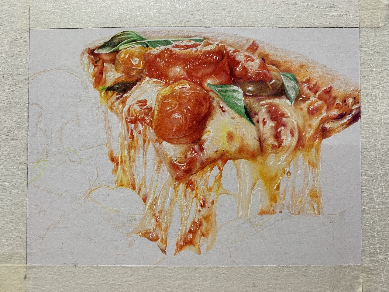 彩铅练习「披萨」