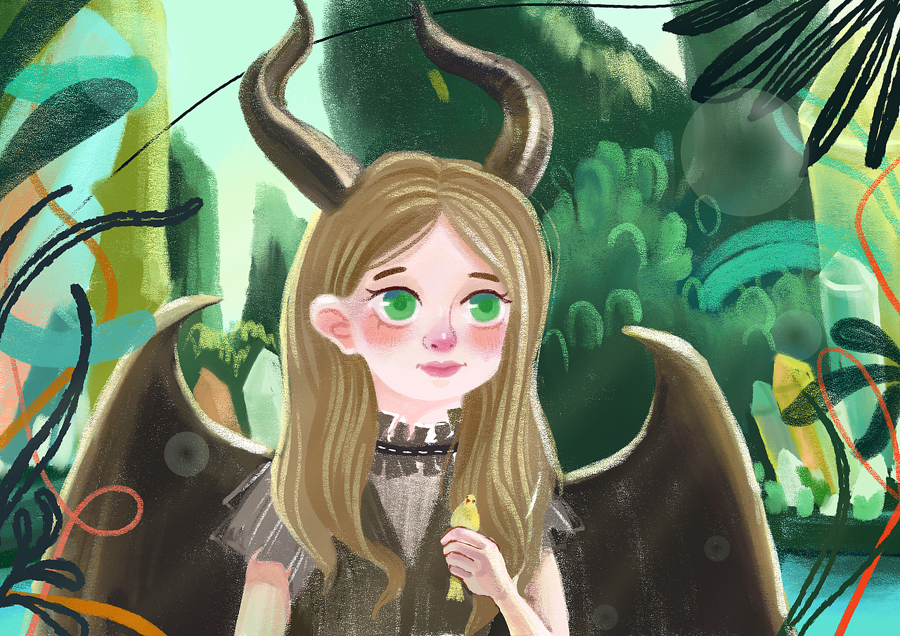 沉睡魔咒|插画|绘本|进攻的肉包_原创作品-站酷zcool