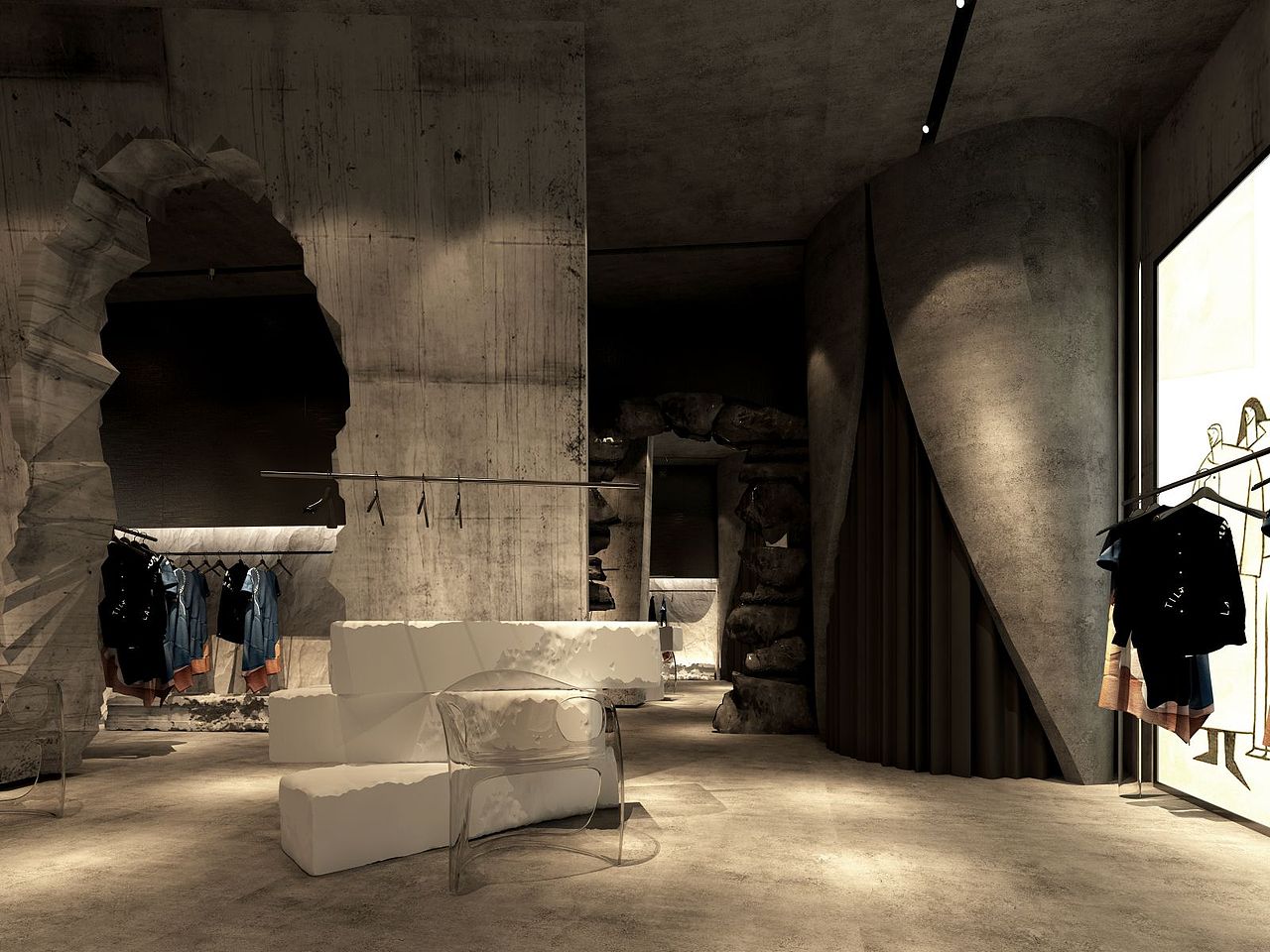 潮玩星空主题 买手店（图ZMzQ3NDAyNzg0） - 商业空间设计 - 站酷设计师宽木设计原创素材 - 站酷ZCOOL