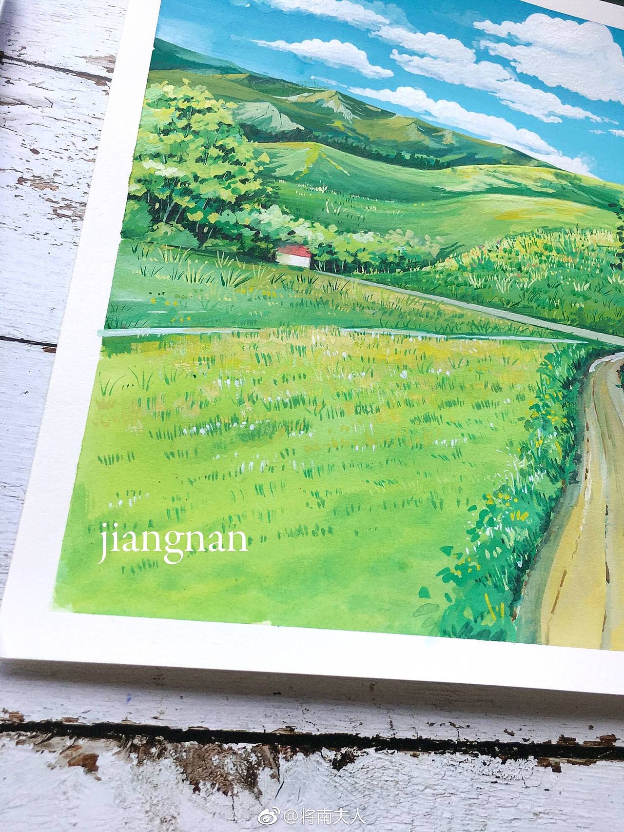 手绘水彩风景场景（图ZMTU2OTg2NTEy） - 绘画 - 站酷设计师将南原创素材 - 站酷ZCOOL