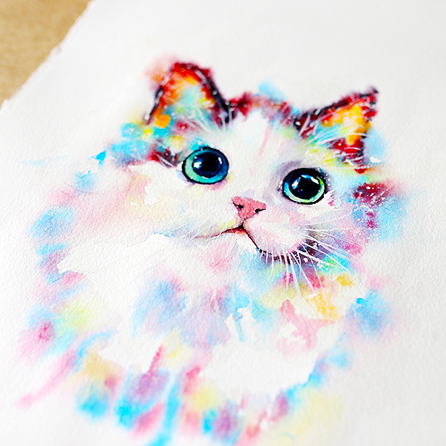 水彩下的貓青年（圖ZMTM3NzIxMzI4） - 商業(yè)插畫 - 站酷設(shè)計師lvireland原創(chuàng)素材 - 站酷ZCOOL