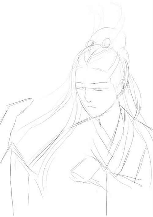 鹿女--附过程|插画|创作习作|新瓦肯星_原创作品-站酷zcool