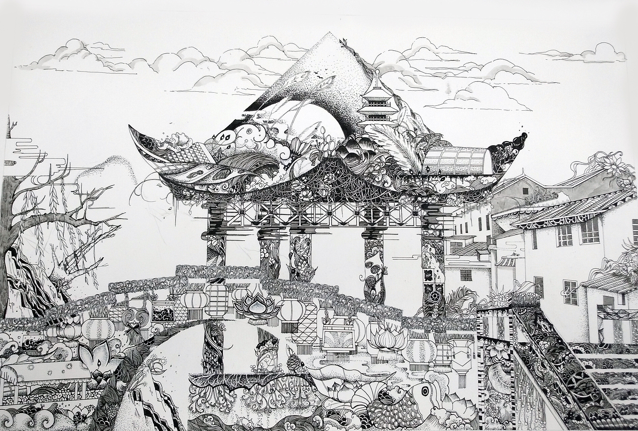 江苏
(主要创作元素:金陵灯会,周庄双桥,枫桥夜泊,园林,苏绣)