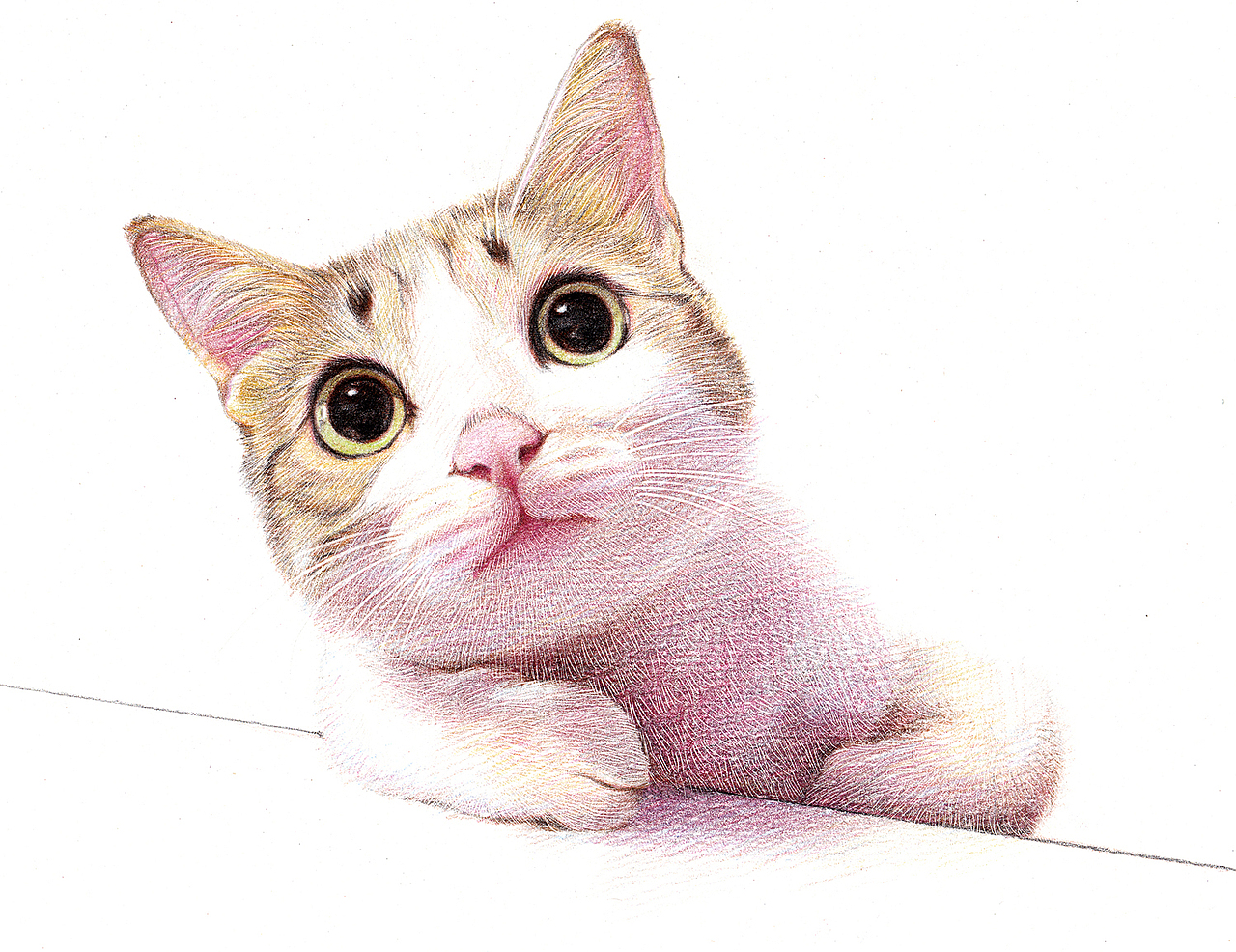 2012~2013彩铅画磨笔小品汇总