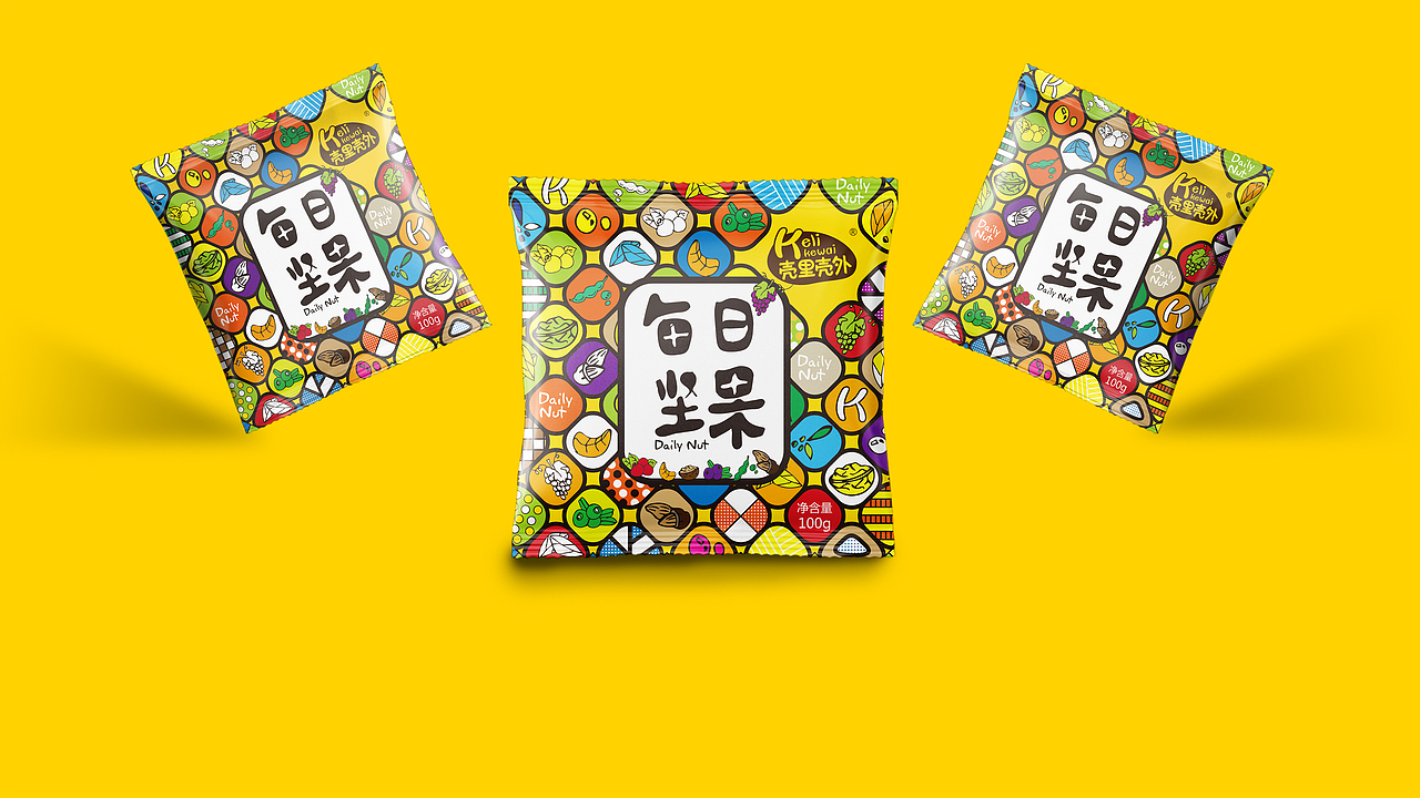 “壳里壳外”每日干果包装设计