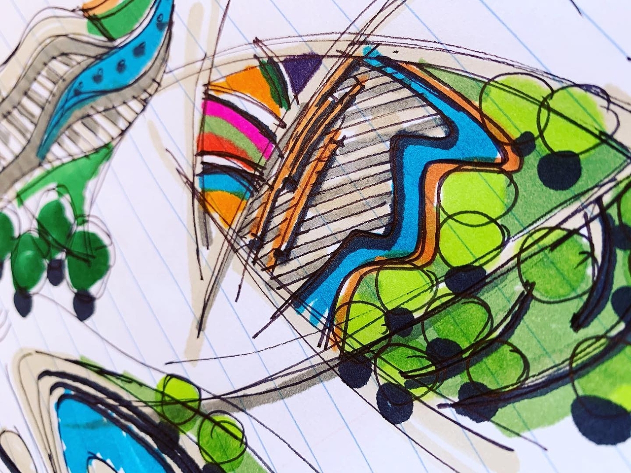 景观设计草图构思