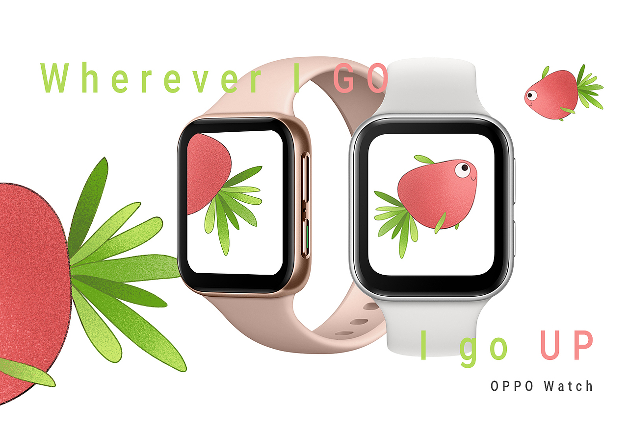 Watch me UP 提气的草莓味er元气小鱼（图ZMjAzNTI3NzE2） - 主题/皮肤 - 站酷设计师闫柯原创素材 - 站酷ZCOOL