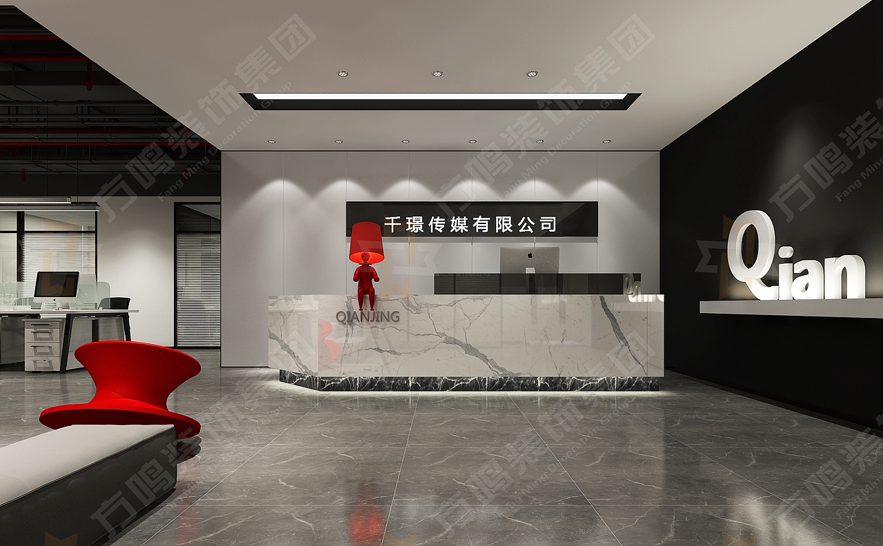 直播间装修设计_传媒公司装修设计（图ZMTc2MjAyMjAw） - 家装设计 - 站酷设计师非界设计_方鸣原创素材 - 站酷ZCOOL